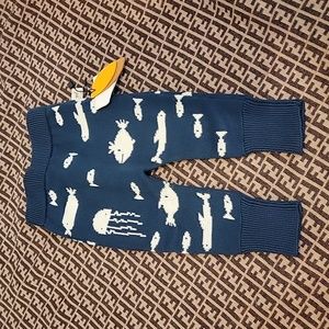 Red Caribou baby infant sweater pants 0-3 months